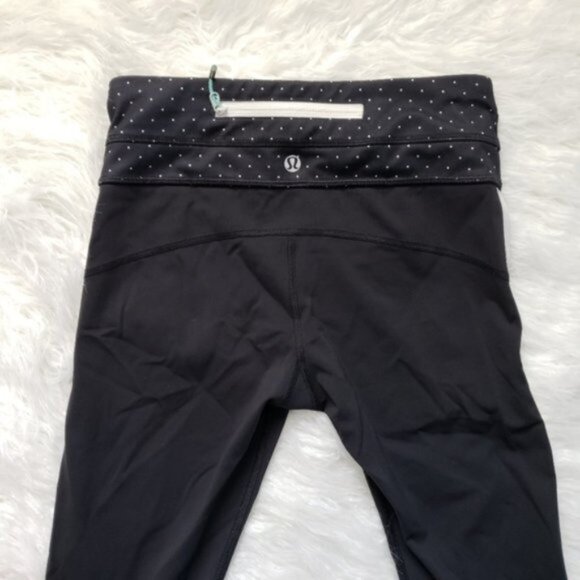 Lululemon Up The Pace Run Crop Leggings Polka Dot size 4 - Picture 6 of 12